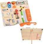 Tabla Montessori Incuietori Placa senzoriala activitati educative