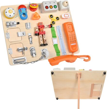 Tabla Montessori Incuietori Placa senzoriala activitati educative