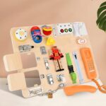 Tabla Montessori Incuietori Placa senzoriala activitati educative