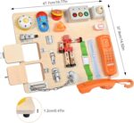 Tabla Montessori Incuietori Placa senzoriala activitati educative