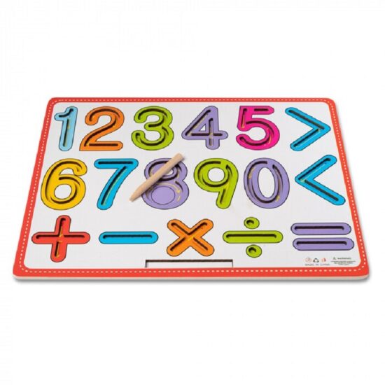 Tabla Montessori Numere Practica Ortografiei Scrierea Cifrelor