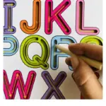 Tabla Montessori educativa Practica Ortografiei Scrierea literelor