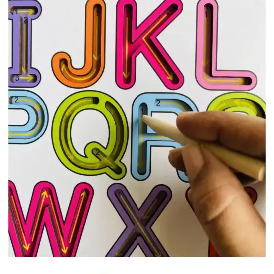 Tabla Montessori educativa Practica Ortografiei Scrierea literelor