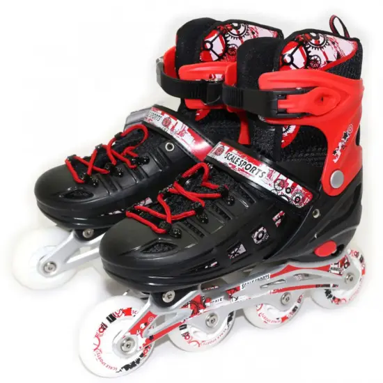 Role reglabile Negru Pozitionarea rotilor in linie Lumini roata fata