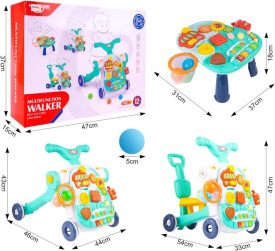 Antepremergator Verde Centru activitati Balansoar Trotineta 5in1