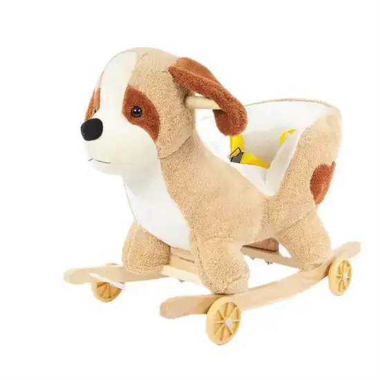 Balansoar copii plus Catel cu roti mobile si centura de siguranta Balansoar copii plus Catel cu roti mobile si centura de siguranta