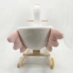 Balansoar copii plus Lebada cu roti mobile si centura de siguranta