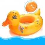 Colac de Inot tip chilotel bebe Ratusca cu manere gonflabila