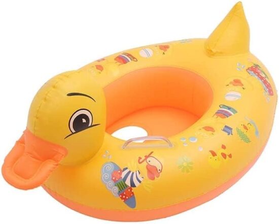 Colac de Inot tip chilotel bebe Ratusca cu manere gonflabila