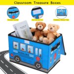 Cutie pentru depozitare Autobuzul pliabil cu capac si desene