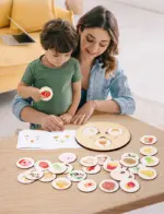Joc Montessori lemn Evolutia lucrurilor tip Puzzle Ciclul vietii