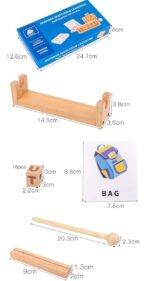 Joc educativ Cub rubik rotativ lemn Formeaza cuvinte si Operatii