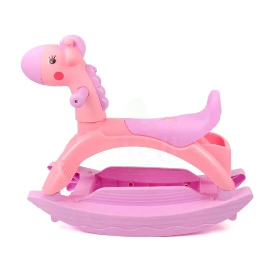 Jucarie 2in1 Balansoar Calut Animalut de impis cu roti Premergator