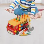 Jucarie Montessori Asambleaza Bancul de lucru suruburi Ciocanel