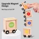 Jucarie Montessori Trenul pentru Sortarea Formelor geometrice