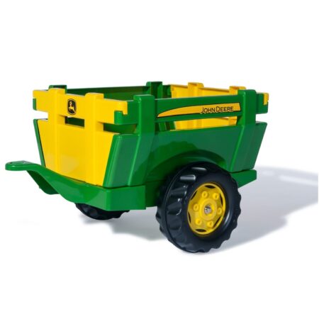 Jucarie Remorca robusta Rollyfarm John Deer pentru tractor