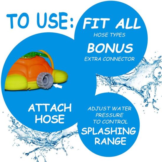 Jucarie Stropitor de apa Broasca pulverizeaza in Gradina Curte