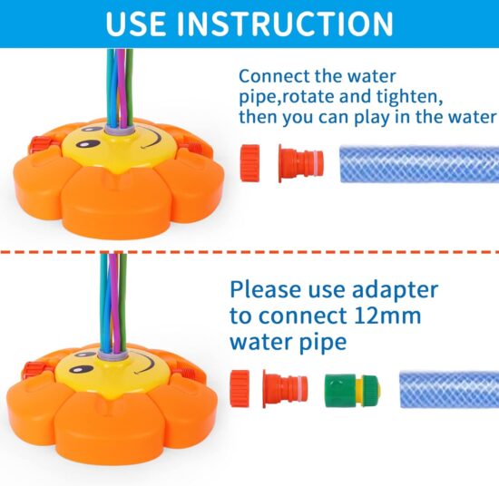 Jucarie Stropitor de apa Floare care pulverizeaza in Gradina Curte