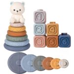 Jucarie-bebe-Piramida-Ursulet-cu-Cercuri-Cuburi-moi-Senzoriale