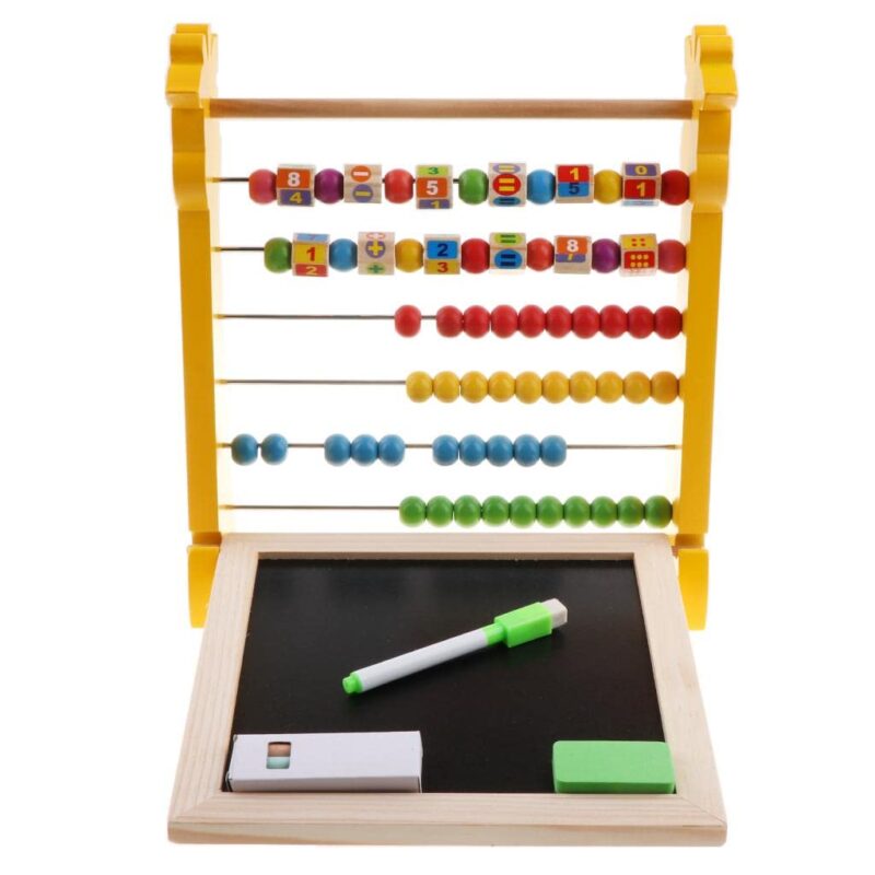 Jucarie educativa Abac Numaratoare si Tabla magnetica Desen