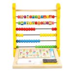 Jucarie educativa Abac Numaratoare si Tabla magnetica Desen