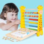 Jucarie educativa Abac Numaratoare si Tabla magnetica Desen