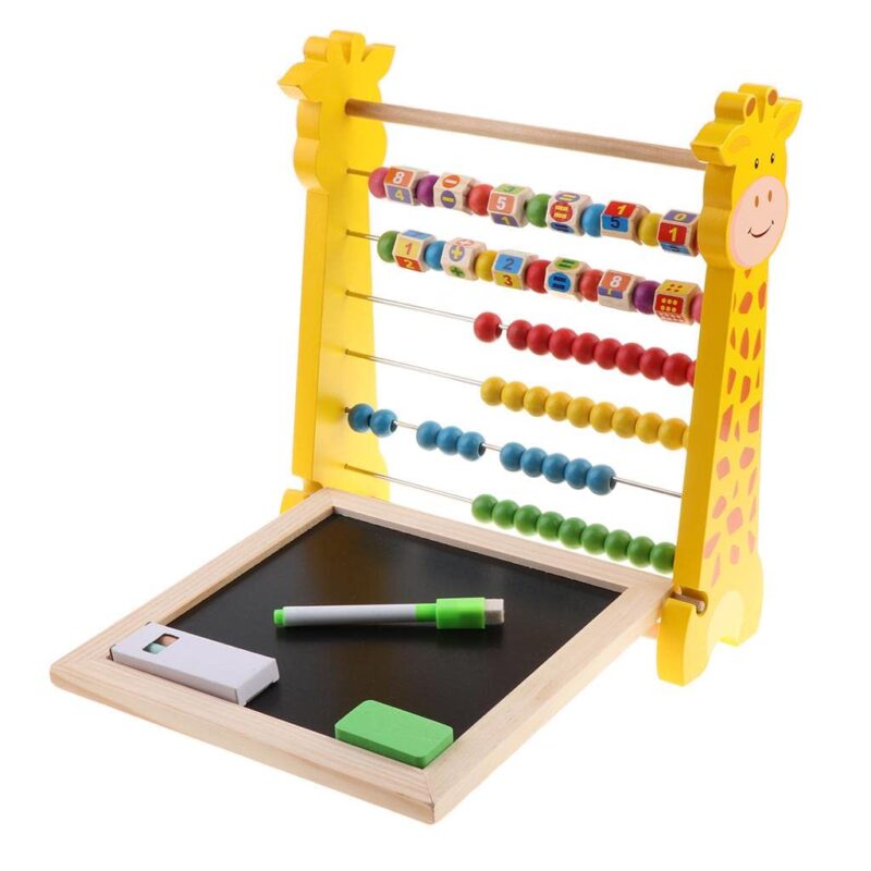 Jucarie educativa Abac Numaratoare si Tabla magnetica Desen