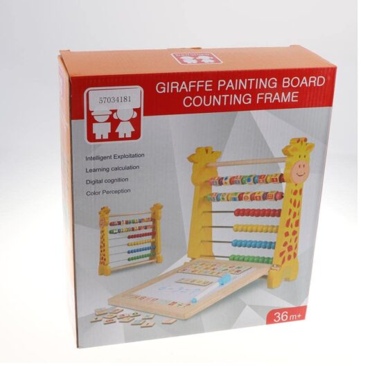 Jucarie educativa Abac Numaratoare si Tabla magnetica Desen