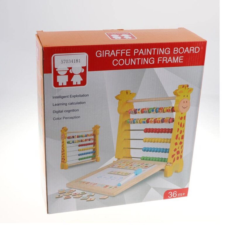 Jucarie educativa Abac Numaratoare si Tabla magnetica Desen