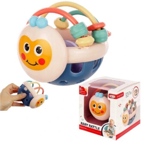 Jucarie motrica Mingea Zambitoare Zornaitoare animalut bebelusi