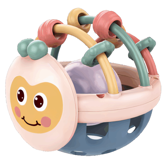 Jucarie motrica Mingea Zambitoare Zornaitoare animalut bebelusi