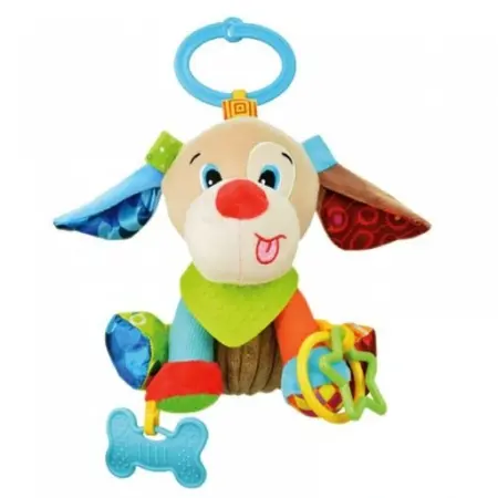 Jucarie senzoriala Material texturat Catelusul Moale pentru dentitie