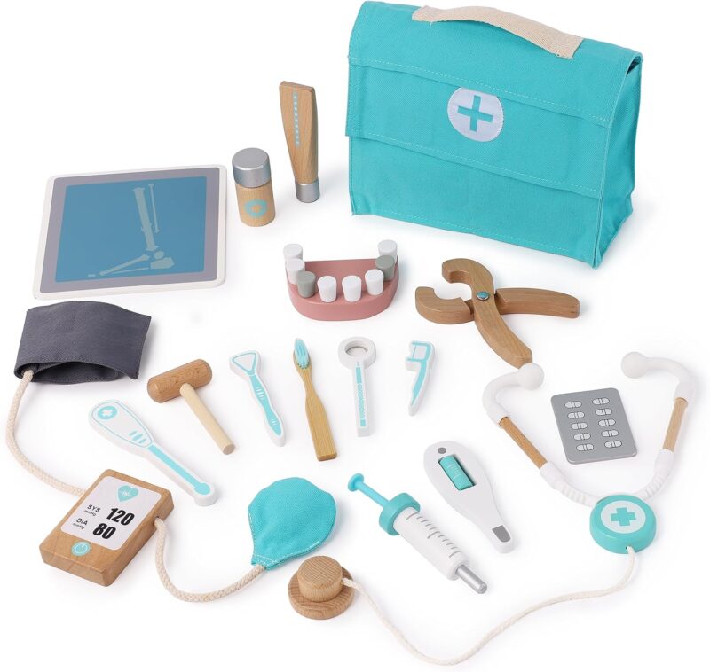 Jucarii doctor Gentuta stomatologului Accesorii pentru dentist lemn