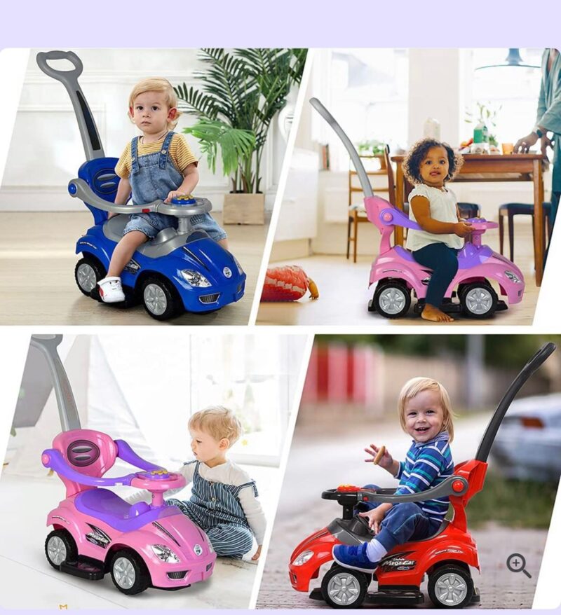 Masinuta Ride on Muzicala Cu maner Parental 3in1 Antemergator