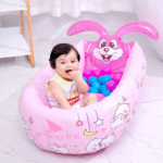 Mini Piscina gonflabila Iepuras Cadita pliabila pentru baie