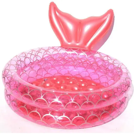 Piscina gonflabila Sirena rotunda pentru curte gradina