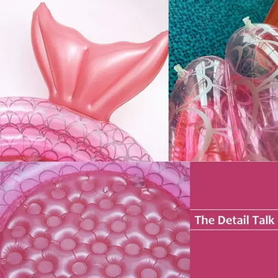 Piscina gonflabila Sirena rotunda pentru curte gradina