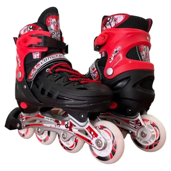 Role reglabile Negru Pozitionarea rotilor in linie Lumini roata fata