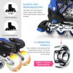 Role reglabile Negru Pozitionarea rotilor in linie Lumini roata fata