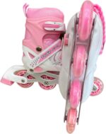 Role reglabile Roz Pozitionarea rotilor diferit 2in1 Marime ajustabila