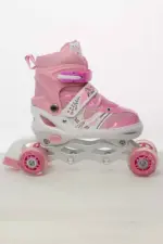 Role reglabile Roz Pozitionarea rotilor diferit 2in1 Marime ajustabila