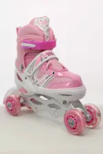 Role reglabile Roz Pozitionarea rotilor diferit 2in1 Marime ajustabila