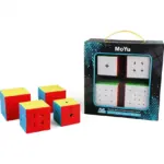 Set Cub Rubik 4in1 Patrat colorat antistres Jucarie inteligenta