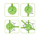 Set creativ Construieste Cortul Tunelul Asambleaza Casuta