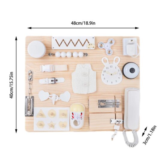 Tabla Montessori Placa Activitati multiple educative Busy Board