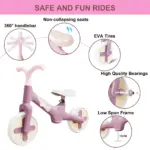 Bicicleta Ride On Lila fara pedale pentru echilibru Trotineta