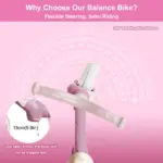 Bicicleta Ride On Lila fara pedale pentru echilibru Trotineta