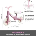 Bicicleta Ride On Lila fara pedale pentru echilibru Trotineta