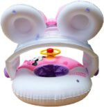 Colac gonflabil Chilotel Minnie Mouse cu Volan si parasolar copii