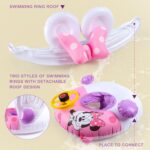 Colac gonflabil Chilotel Minnie Mouse cu Volan si parasolar copii